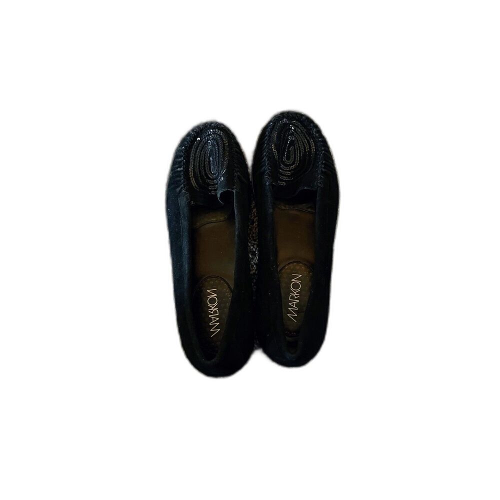 Markon Black Jo loafers Beaded Shoes 9 1/2W